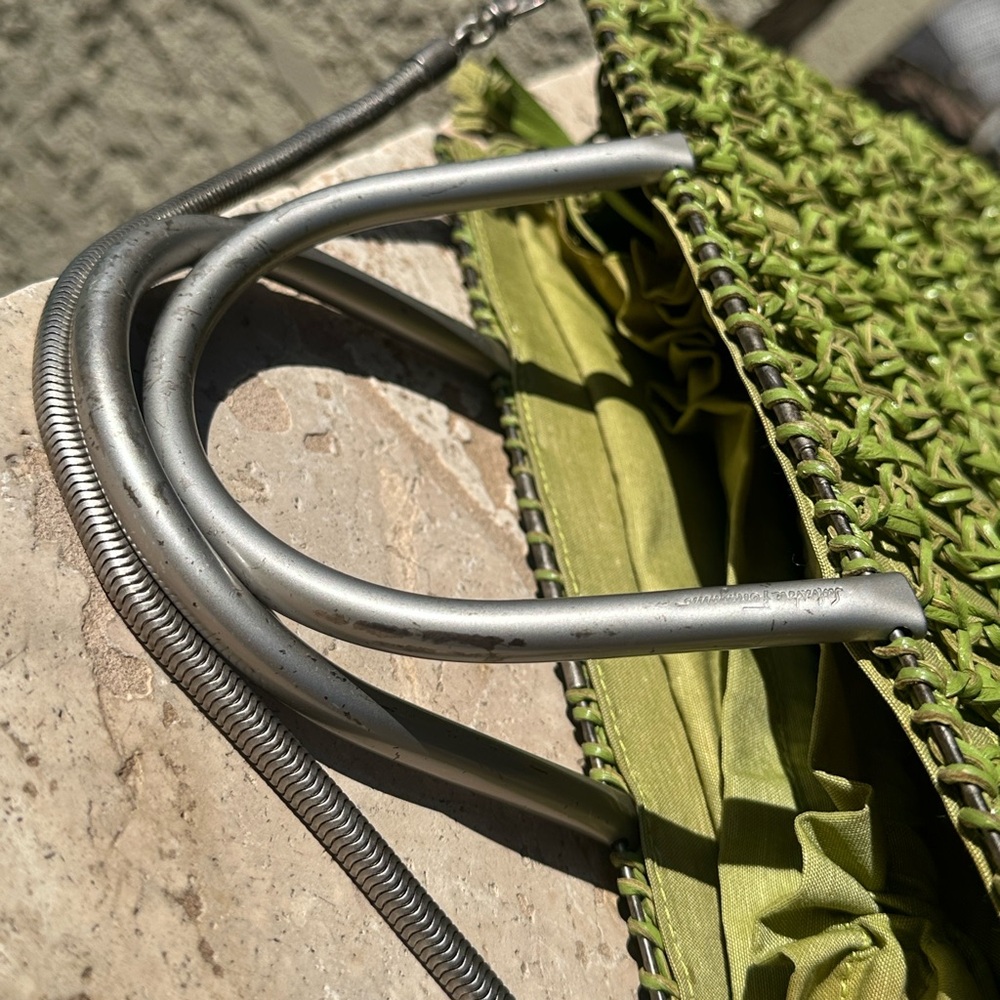 Salvatore Ferragamo leather woven bag - Picture 6 of 6